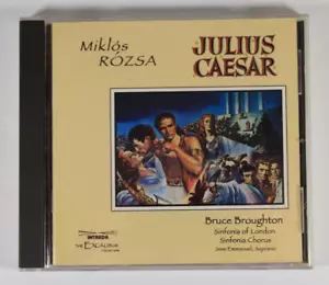 Julius Caesar-Miklos Rozsa Soundtrack-1995 Intrada-OOP CD - Picture 1 of 3