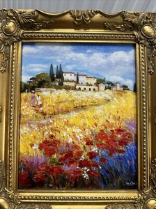 Soo Cho painting Framed South Korean - Picture 1 of 8