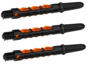 Ejes de dardos Midi negro y naranja carbono ST: 1 juego de 3 - Imagen 1 de 5