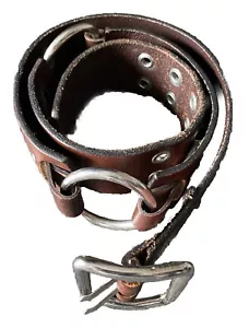 DSQUARED2 P/W 2003 WESTERN HOT COWBOY S BORCHIE ANELLI CINTURA M CINTURA CINTURA CINTURA IN PELLE - Foto 1 di 8