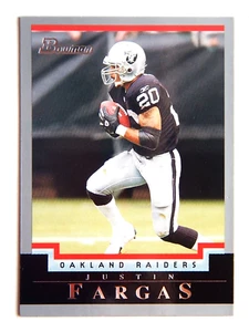 Justin Fargas #67 Bowman 2004 Football Karte (Oakland Raiders) NM - Bild 1 von 2