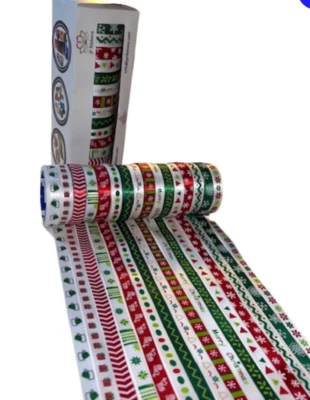 Set #3-16 Rolls 3/8" Beautiful Satin Christmas Ribbons for Gift Wrapping- 48 Yar - Image 1 of 2