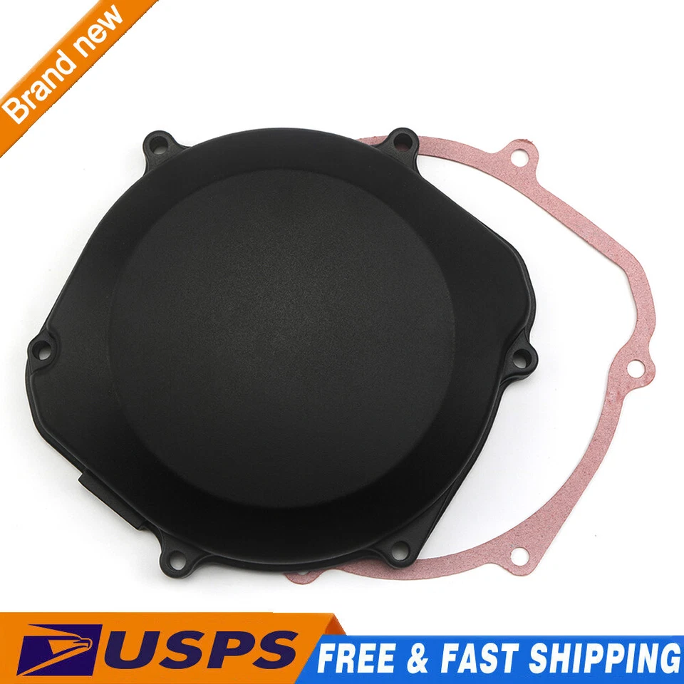 Clutch Cover Black With Cover Gasket fits Honda CR500 CR250R 1987-2001 Foto 1 de 4