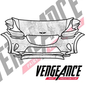 2022 Genesis GV70 Standard Frontal Pre-Cut Paint Protection Film Clear Bra PPF - Bild 1 von 4