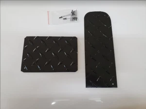 Ezgo TXT 1994-2012 Golf Cart BLACK Pedal Cover Set Brake and Gas Pedal Custom - Picture 1 of 2