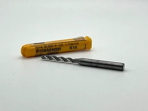 Broca de carburo KENNAMETAL - 4 mm, 3FL, B105A04000 K10 - Imagen 1 de 2