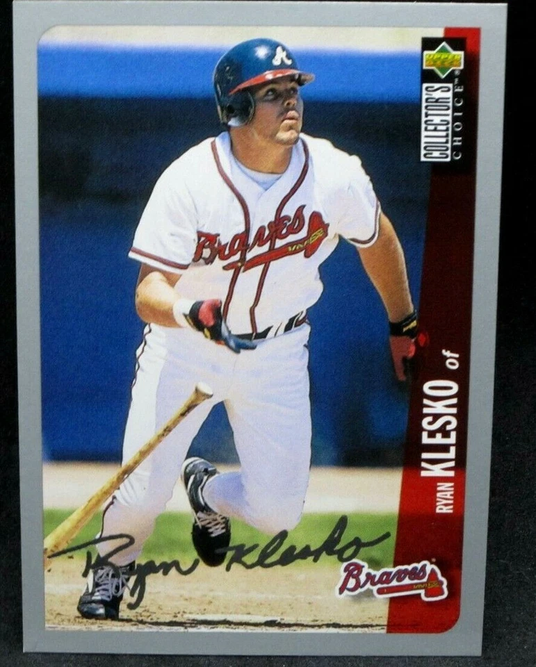 Ryan Klesko 1996 UD Collector's Choice Silver Facsimile Auto#460!Braves 1B/LF - Image 1 of 2