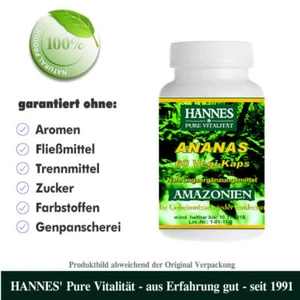 Ananas Bromelina 60 Capsule Vegi - Migliore Qualità HANNES - Foto 1 di 1