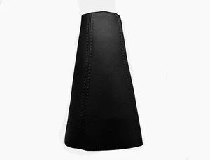 HONDA CIVIC VII (2000-2006) Soufflet Levier De Vitesse Cuir - Couture Noir - Imagen 1 de 1
