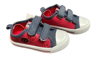 Spiderman Sneaker Schuhe mit Klettverschluss Größen: 23 24 25 26 27 28 29 30 - Bild 1 von 3