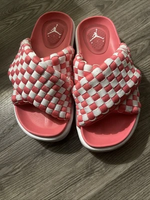 Damas Nike Air Jordan Coral Slides 8 Thru Acogedor Foto 1 de 4