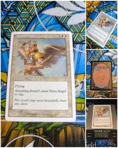 MTG Serra Angel 🇬🇧 Nm Magic the Gathering Serra Engel Rare OG Card White - Bild 1 von 5