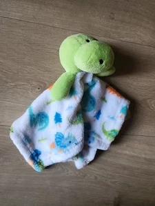 Le Bebe Favorite Dino Dinosaur Lovey 11" Plush Stuffed Animal Baby Toy Blanket - Picture 1 of 4