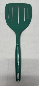 Vintage Foley Xmas Green Nylon Plastic Multi Slotted Spatula Flipper 11 1/4" - Picture 1 of 7