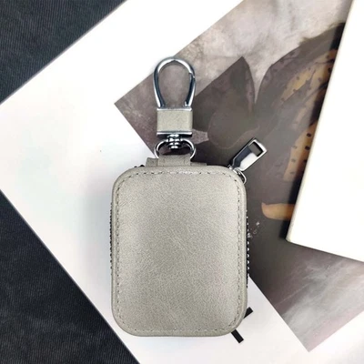 Estuche universal vintage de cuero con cremallera para auriculares almacenamiento portátil para todos los auriculares Foto 1 de 4