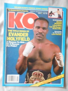 Evander Holyfield Juli 1992 The KO Boxing Magazine Ex Buddy McGirt - Bild 1 von 1