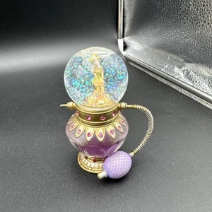 Authentic Original Disney Parks Tinker Bell Perfume Bottle Snow Globe 2006 4” - Picture 1 of 4