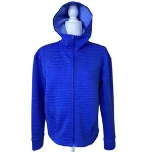 Chaqueta deportiva Brooks Sports Netherlands para mujer azul con capucha para correr Run Happy - Imagen 1 de 11