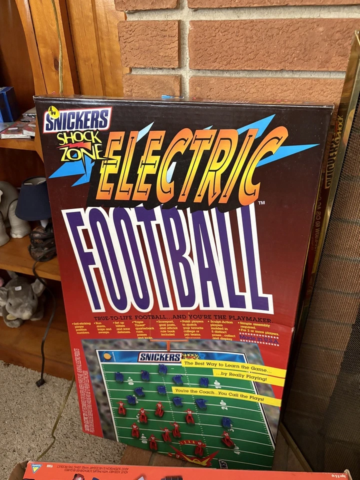 Juego de Fútbol Eléctrico Snickers Shock Zone 1997 Tudor 6071 Completo BONITO De Colección Foto 1 de 1