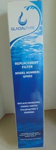 Glacial Pure Replacement Refrigerator Filter Model GP003 Sealed in Box NEW - Picture 1 of 4
