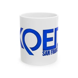 KQED Public Television Station PBS San Francisco coffee Ceramic Mug 11oz - Picture 1 of 5