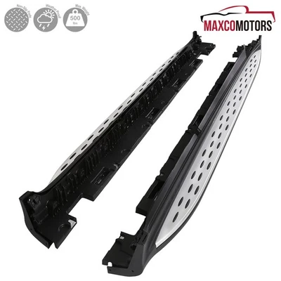 Side Step Bars Fits 2016-2020 Mercedes-Benz GLC X253 Aluminum Running Board 2PC - Image 1 of 4