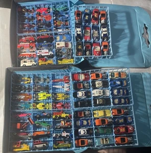 1970 -1999 Vintage Hot Wheels & Others Toy Cars Dis Cast 73 Pcs With Two Cases - Picture 1 of 23