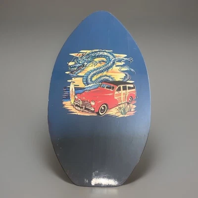 RARE Vintage 1980’s Airwalk Wooden Skim Board Boogie Board 37”L x 20 1/2”W - Image 1 of 4