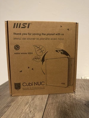 MSI Cubi NUC 1m Intel Core 7 150U 16G DDR5 1TB NVMe SSD Windows 11 Pro Mini PC - Image 1 of 3