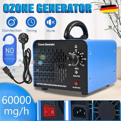 Ozongenerator Ozonisator 60000mg/h Ozon Luftreiniger Ozongerät Bausanierung 220V - Bild 1 von 4