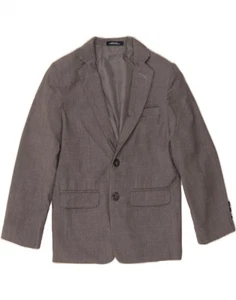 CHAPS Boys 2 Button Blazer Jacket 7-8 Years Grey Polyester AR06 - Picture 1 of 3