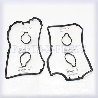 OEM GENUINE SUBARU IMPREZA 2.0L EJ207 BLACK RUBBER ROCKER VALVE COVER GASKET SET - Image 1 of 4