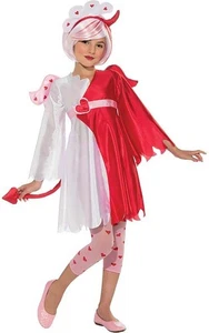 DISFRAZ DE HALLOWEEN TRAVIESO Y BONITO ÁNGEL DEMONIO NIÑO NIÑA DISFRAZ - Imagen 1 de 2