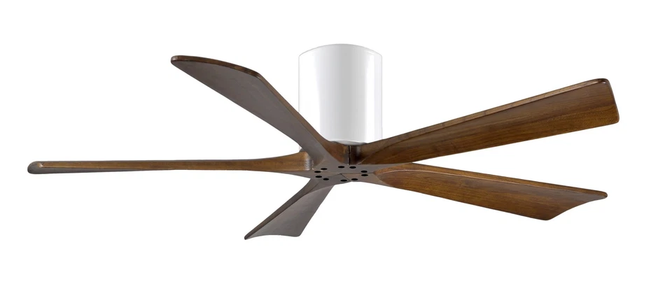 Matthews , Irene White Flush Mount 52" Outdoor Ceiling Fan with Remote Control - Image 1 of 1