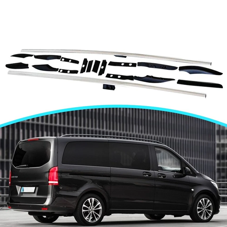 For Mercedes Benz Metris W447 SWB 2016-2023 Side Roof Rail Rack Car Accessories Foto 1 de 1