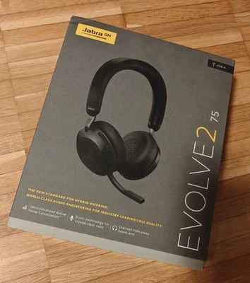 Jabra Evolve2 75 Headset - Schwarz (27599-989-999) - Bild 1 von 3