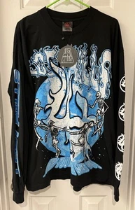 Lost Hills x Travis Scott Long Sleeve T Shirt Men L Black USA Graphic Streetwear - Picture 1 of 11