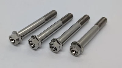 Kawasaki ZX10R Titanium front brake caliper mounting bolts Ti ZX10r ZX10-r 04-07 - Image 1 of 4