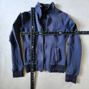 🐎Chaqueta Cavalleria Toscana Cremallera Completa Ecuestre Amazzone Azul Marino *Ver Fotos - Imagen 1 de 24