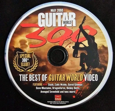 Guitar World MAY 2008 CD ROM Slash Zakk Wylde Gilmore Mustaine - Image 1 of 2