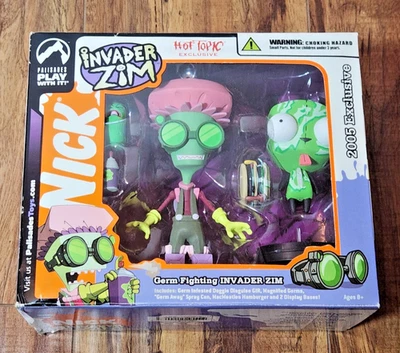 Nickelodeon INVADER ZIM Germ Fighting Zim GIR Hot Topic 2005 Hot Topic - Image 1 of 4