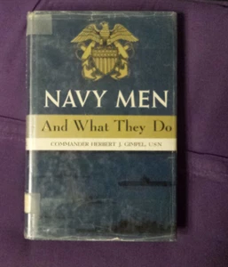 Navy Men And What They Do by Herbert Gimpel 1963 hardcover, ex-library - Picture 1 of 8