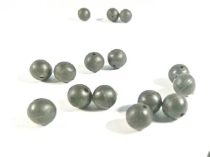 CUENTAS DE CHOQUE DE GOMA VERDE MATE MOD 5mm ideales para aparejos - Imagen 1 de 3