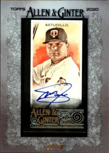 2020 Topps Allen & Ginter X WILLIANS ASTUDLILLO Mini  Autograph #12/20 - Picture 1 of 2