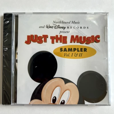 Disney Just the Music Sampler Vol. 1 & 2 CD New Sealed, Vintage 2000, - Image 1 of 2