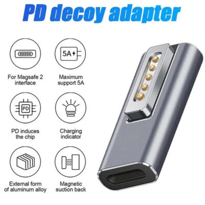 Type C Magnetic USB PD Adapter For Magsafe 2 1 For MacBook Pro USB C Converter - Image 1 of 4