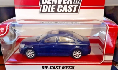 Volkswagen Passat 1:43 Denver Die Cast-Menards 2011-2015 azul sedán de 4 puertas Foto 1 de 4