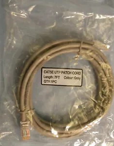 CAT5E UTP cavo cavo patch lungo 7 piedi EIA/TIA nuovo in confezione - Foto 1 di 2