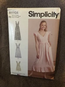 Simplicity Sewing Pattern R11104 Women's Dresses Size R5 (14-22) Uncut New - Picture 1 of 1