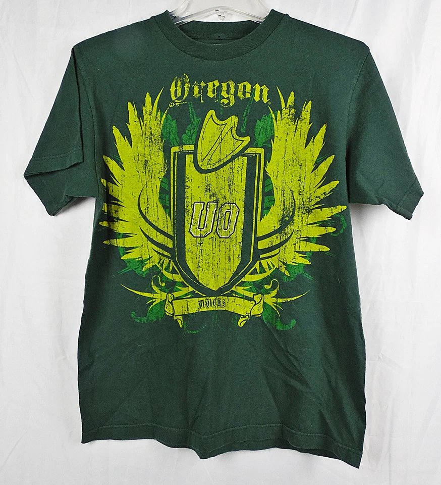 Camiseta deportiva University of Oregon Ducks UO verde oscuro campeones S/S XS Foto 1 de 1